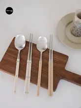 カトラリーセット【韓国スタイル・箸とスプーン・収納ケース付き】（セットアップ対応）