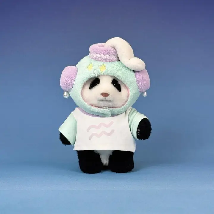 かわいいパンダキャラクターの十二星座ドレス【限定コレクション・おもちゃ用衣装】