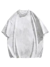 重厚感のあるタイダイ柄のコットン半袖Tシャツ【夏用・フィット・カジュアルスタイル】