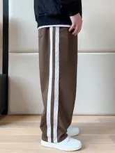 秋季用 メンズワイドストレートカジュアルパンツ【ゆったりサイズ・フォルム】