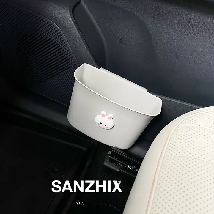 車用ゴミ箱【カートゥーンデザイン・シートバック取り付け・マルチ収納】