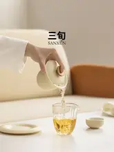 陶製 大型蓋碗 お茶用カップ【家庭用・防傷設計・功夫茶具】