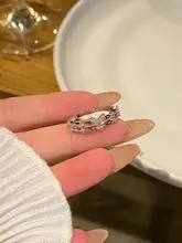 銅製パヴェバターフライリング【シンプルデザイン・軽やかさ・おしゃれなフィンガーリング】