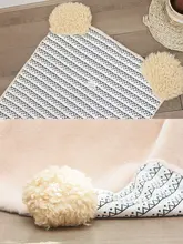 かわいいクマデザインのブランケット【極上の柔らかさ・水洗い可能】