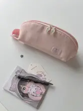 ペンケース 筆箱 大容量 ピンク 水玉 いちご柄 学生用 文房具 収納ポーチ 「Soda Fantasy」