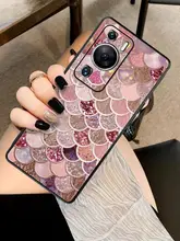 Huawei P60 Pro用 彩色金箔デザインケース【薄型・全面保護・防衝撃】