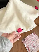 レトロローズデザインのタオル【超吸水・速乾性・キッチン用】