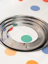 ステンレス製の円形蒸し器用蒸し皿【家庭用・竹製蒸し器対応・水切り用】
