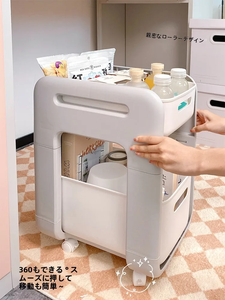 子供用リュック収納ラック：移動可能で卓下収納が実現する実用設計