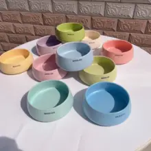 可愛い猫ちゃんと犬ちゃんの水碗【陶器製・デザイン・家庭用】