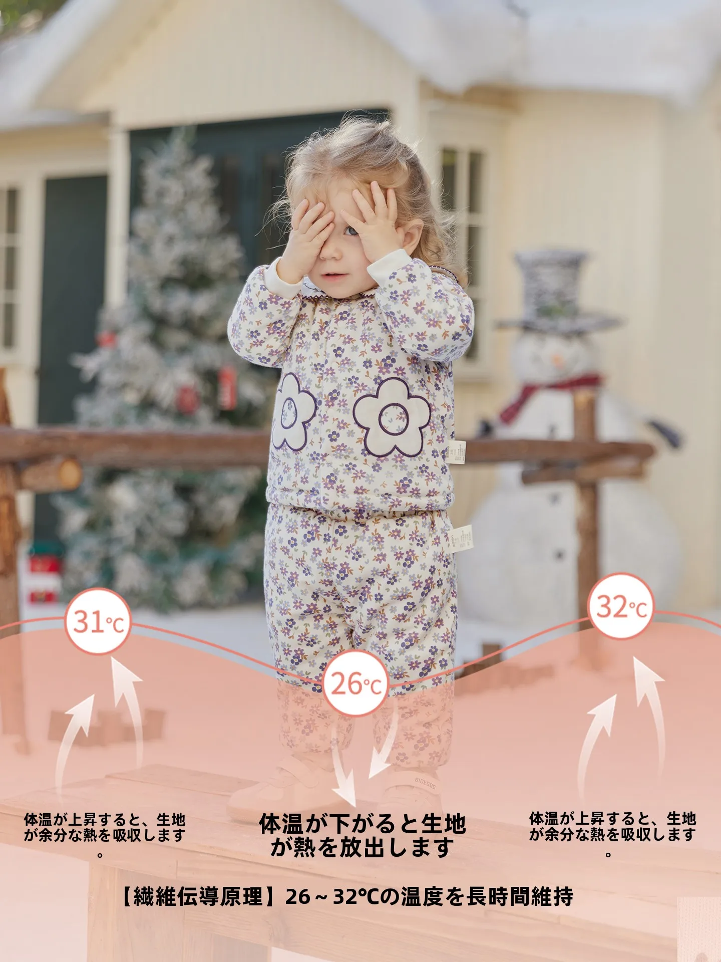 キッズ スエット おすすめモデル：冬用女児用コットンセットアップの実用性と着心地解析