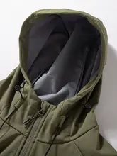 メンズ 防風・防水テクノロジー搭載 フード付きジャケット【ゆったりシルエット・アウトドア用】