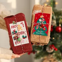 クリスマススイーツ用角型缶【ギフトボックス・クッキー＆ジンジャーブレッド用】