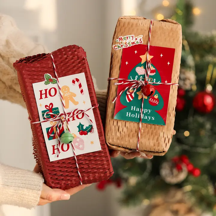 クリスマススイーツ用角型缶【ギフトボックス・クッキー＆ジンジャーブレッド用】