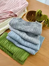 ニットトップス レディース クルーネ ック ケーブル編み ウール混 シルク混