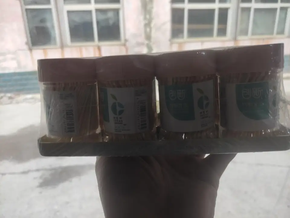 使い捨て竹製歯抜きセット【無味・家庭用・ホテル用・フタ付き】