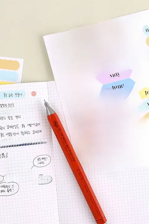カラフルな日付ステッカー【手帳用・DIY装飾・月曜と日曜対応・書き込み可能】