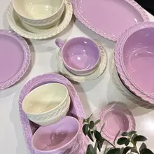 フレンチスタイル香颂シリーズ食器【釉下彩・コーヒーカップ・ディッシュ・陶器製・ブレックファーストカップ・マグカップ・アフタヌーンティー用】（セットアップ対応）