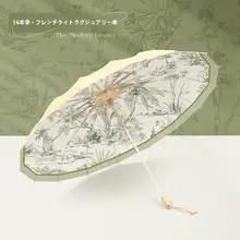 傘 女子 折りたたみレトロ傘 雨晴両用 日焼け止め 傘面UPF 50+
