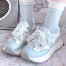 カラフルなマカロン風デザインのランニングシューズ【かわいい・ローカット・軽量】（セットアップ対応）