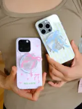 iPhone対応 磁吸スマホスタンド【リボンデザイン】