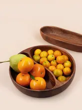 くるみの木製サラダボウル【ヴィンテージ風・収納用・撮影アクセサリー】