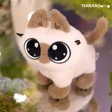 可愛いアニメ風のシャム猫デスクアクセサリー【泥の中のデザイン・ギフト向け】