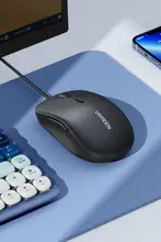 軽量設計の有線USBオフィス用マウス【サイドボタン付き・ゲーム対応・ノートパソコン用】