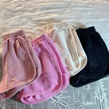 立体刺繍デザインのショートパンツ【女性用・カジュアル・Aライン・夏用】