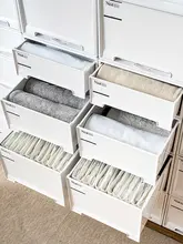 プラスチック製透明引き出し収納ボックス【衣類・下着用・家庭用】