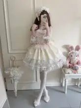 バレエ風デザインのロリータジャンパースカート【夏用・ストラップスタイル】