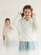 子供用 夏用抗菌防晒フード付きジャケット【軽量・透湿・UVカット】