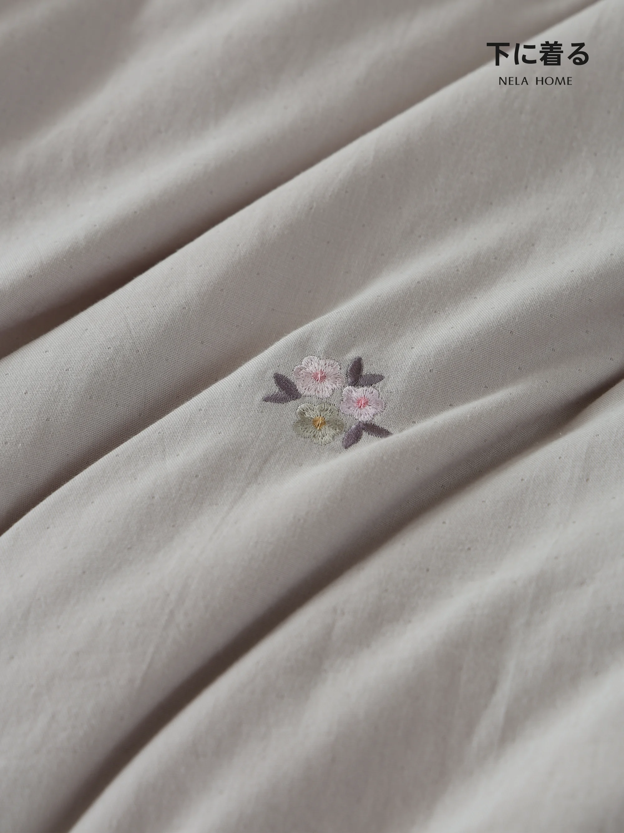 全棉二重ガーゼ布団カバー：花柄刺繍付き4点セットの実用性と季節対応