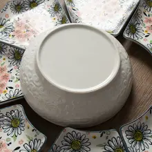 家用丸型陶器料理皿【団らんの食卓に最適・年越し料理用】（セットアップ対応）