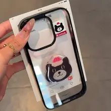デザイン性のある高級感ある動物モチーフのiPhoneケース【全包型・防落設計・カラフルソフトエッジ】