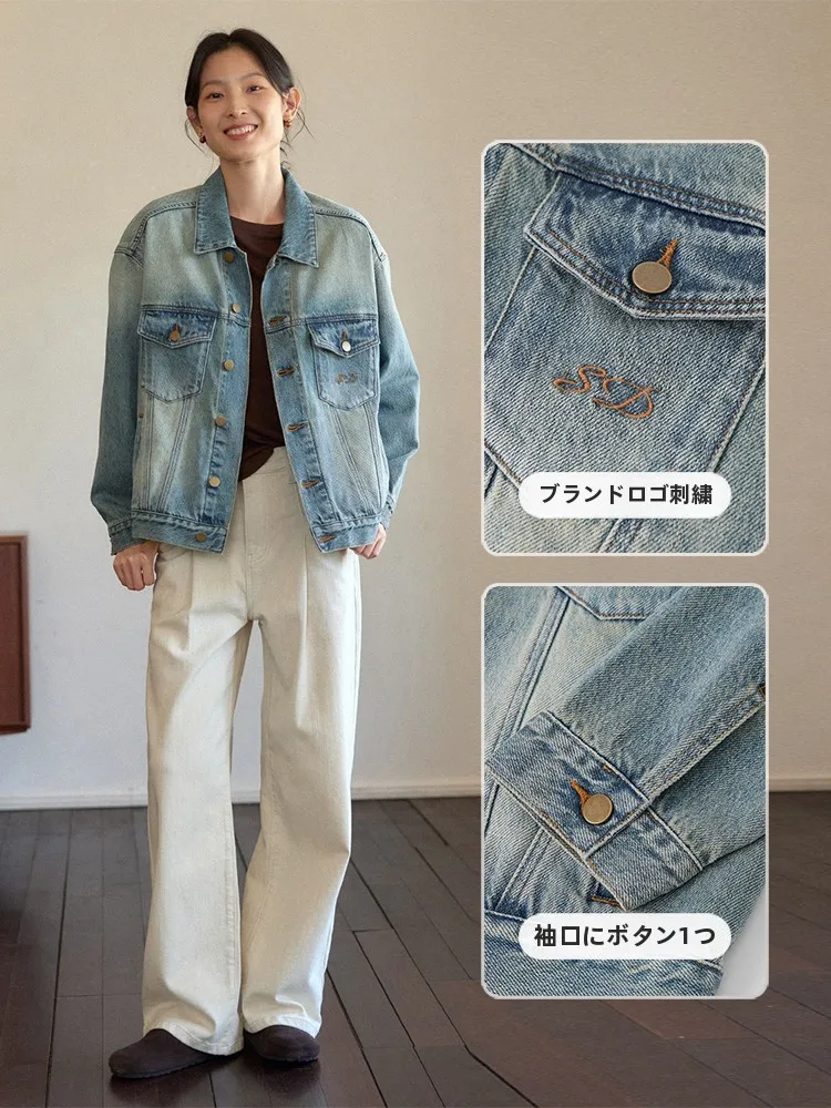 デニムジャケット コーデ 完全ガイド｜レトロブルーのショート丈が解決するバランスの取り方