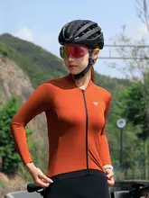 TOSUOD サイクルジャージ レディース 長袖 速乾 ロードバイク サイクリング 夏