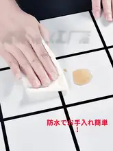 キッチン用防水壁シール【タイル風・アルミプラスチック製・油汚れ防止】