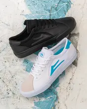 Lakai Flacoスケートボードシューズ耐摩耗性フロスティドレザー