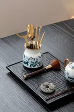 高級茶道六君子セット【家庭用・茶器アクセサリー・お茶道具一式】