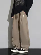 メンズ ワイドストレートパンツ【カジュアル・春秋用・極上の柔らかさ・大きいサイズ対応】（セットアップ対応）