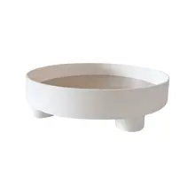北欧風 プラスチック装飾収納トレイ【アートスカルプチャー・化粧品・フルーツ用】