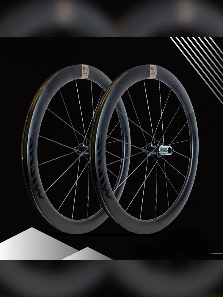 West Biking カーボンファイバー製ホイールセット：ロードバイク用ディスクブレーキ対応の軽量設計と実用性
