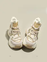 加絨厚底内増高雪地靴【保温・小柄向け・カジュアルデザイン】