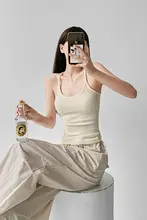 セクシーなキャミソール【フィット感のある短丈・春夏用】（セットアップ対応）