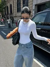 秋冬用ラウンドネック長袖Tシャツ【極上の柔らかさ・シンプルデザイン・高弾力】