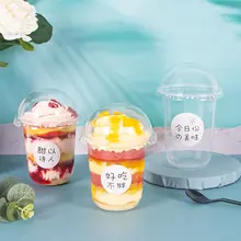360ml お菓子用ドリンクカップ【U型・95mm口径・デザート用】