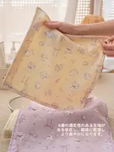 極上の柔らかさ！大人用コットン製六層ガーゼタオル【吸水性・洗顔用お手拭きタオル】（セットアップ対応）