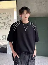 正肩デザインのショートスリーブTシャツ【夏用・メンズ・ハードシェイプ】