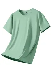 極上の柔らかさ！夏用 メンズ半袖Tシャツ【速乾・通気性・防晒・ゆったりデザイン】